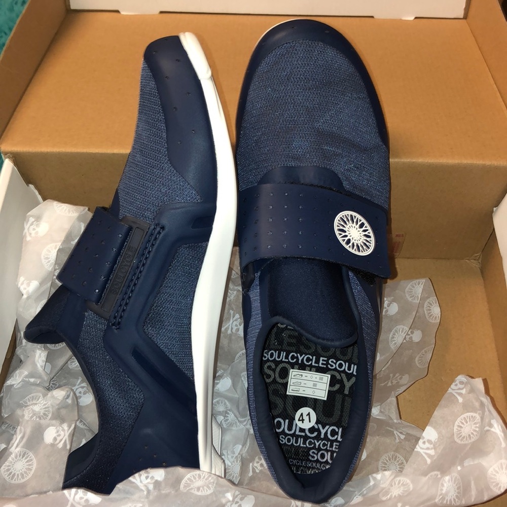 Blue SoulCycle Spinning Shoes